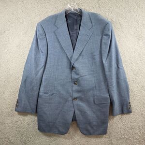 Ermenegildo Zegna Trofeo Blazer Men's 56R 2XL Wool Sport Coat Switzerland Check